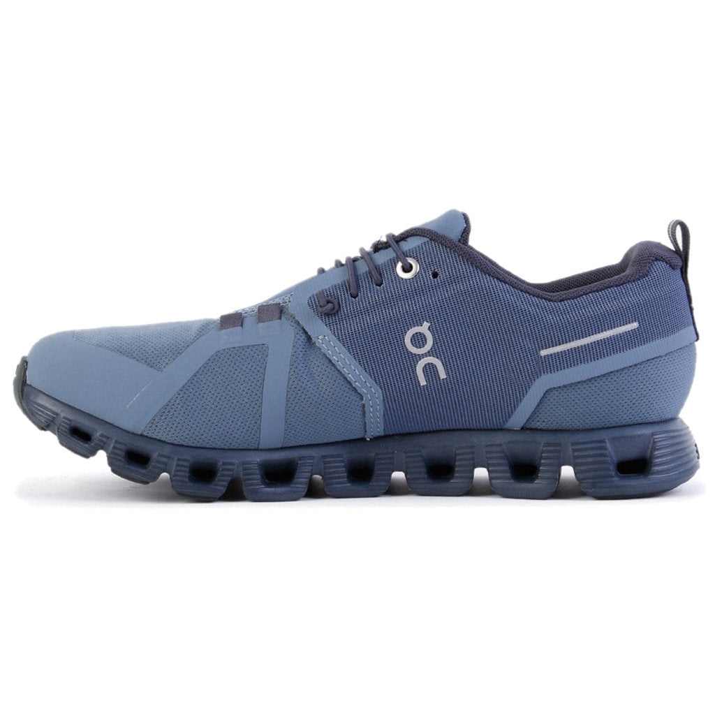 On Cloud 5 Waterproof Textile Synthetic Women's Sneakers#color_metal navy