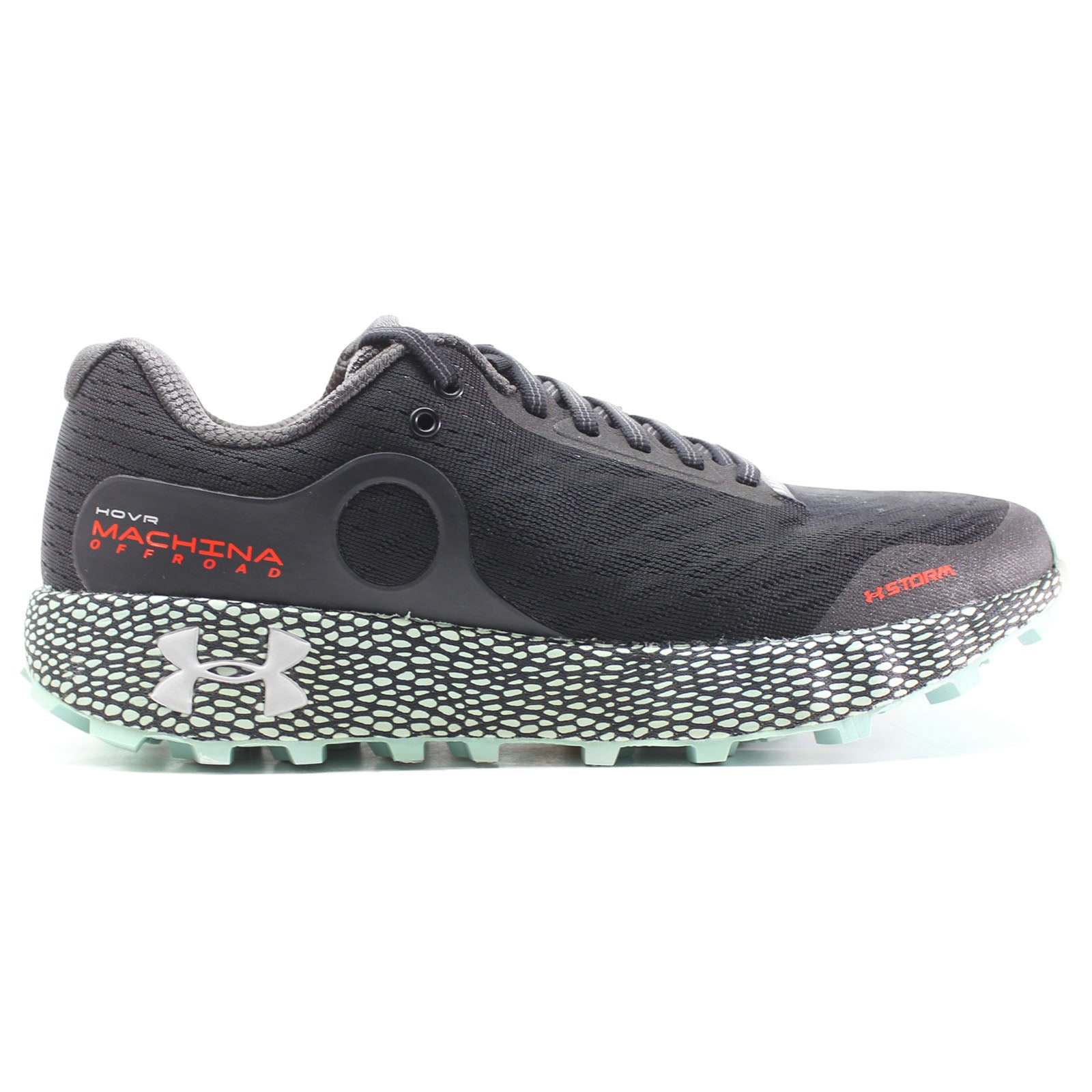 Under Armour HOVR Machina Off Road Synthetic Textile Mens Trainers#color_black