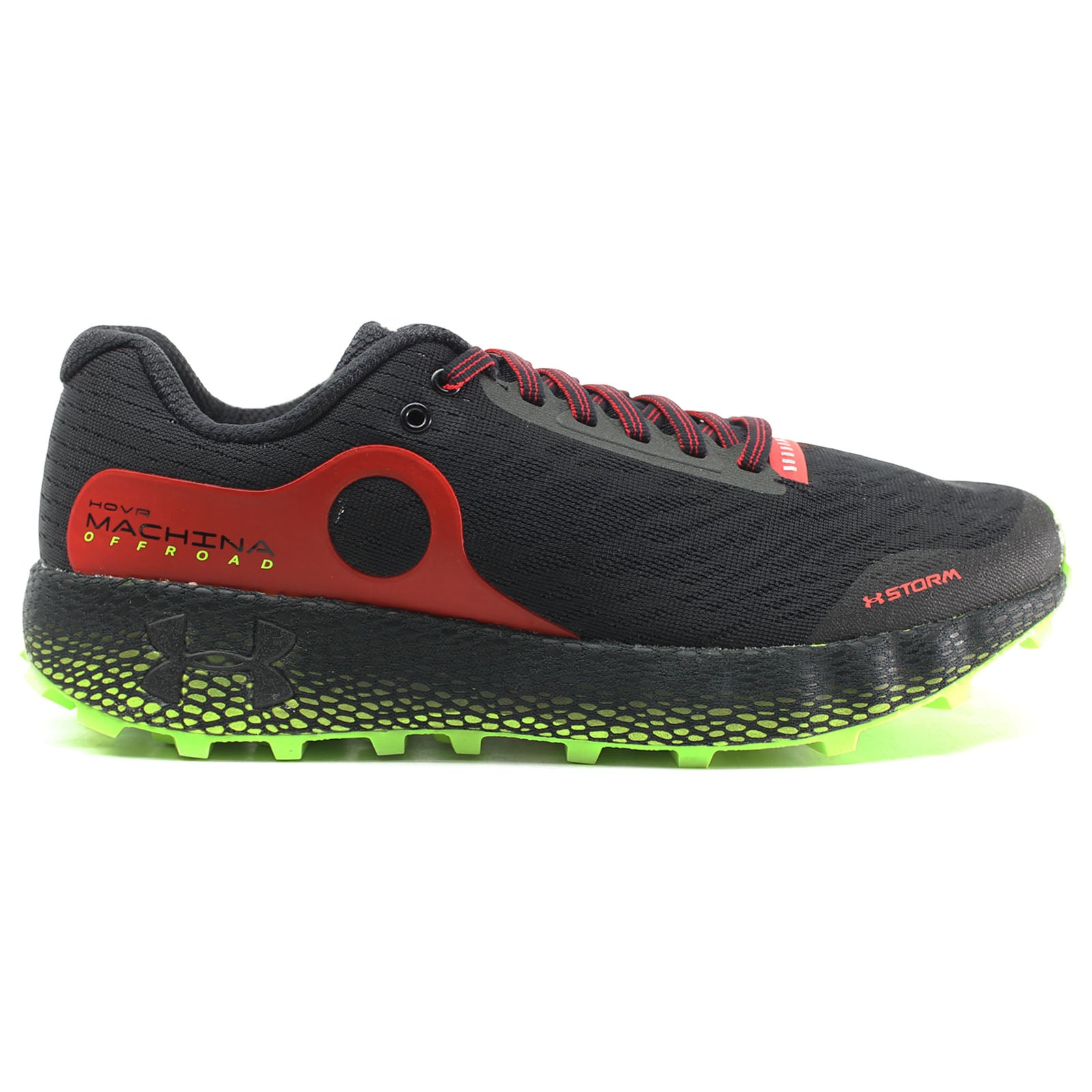 Under Armour HOVR Machina Off Road Synthetic Textile Mens Trainers#color_black black