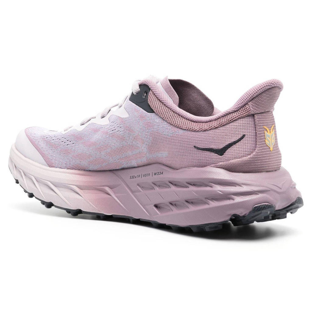 Hoka One One Speedgoat 5 Textile Synthetic Womens Sneakers#color_elderberry lilac marble