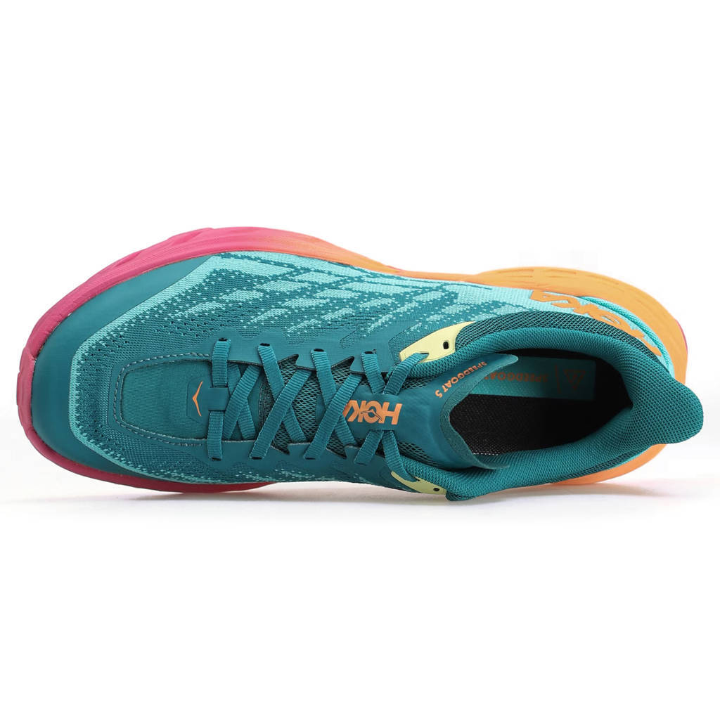 Hoka One One Speedgoat 5 Textile Synthetic Womens Sneakers#color_deep lake ceramic