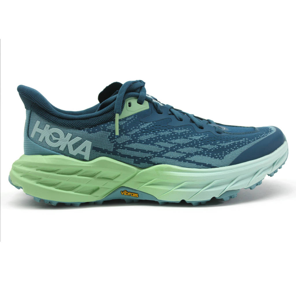 Hoka One One Speedgoat 5 Textile Synthetic Womens Sneakers#color_deep lagoon ocean mist