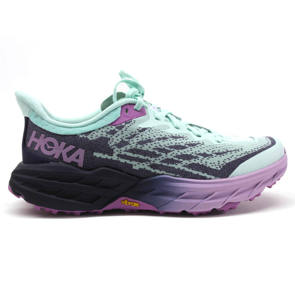 Hoka One One Speedgoat 5 Textile Synthetic Womens Sneakers#color_sunlit ocean night sky