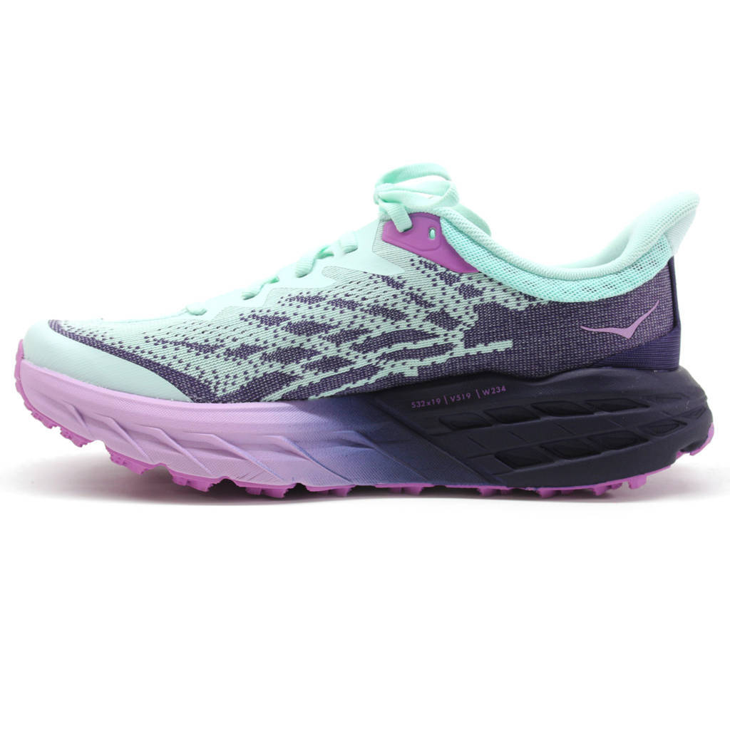 Hoka One One Speedgoat 5 Textile Synthetic Womens Sneakers#color_sunlit ocean night sky