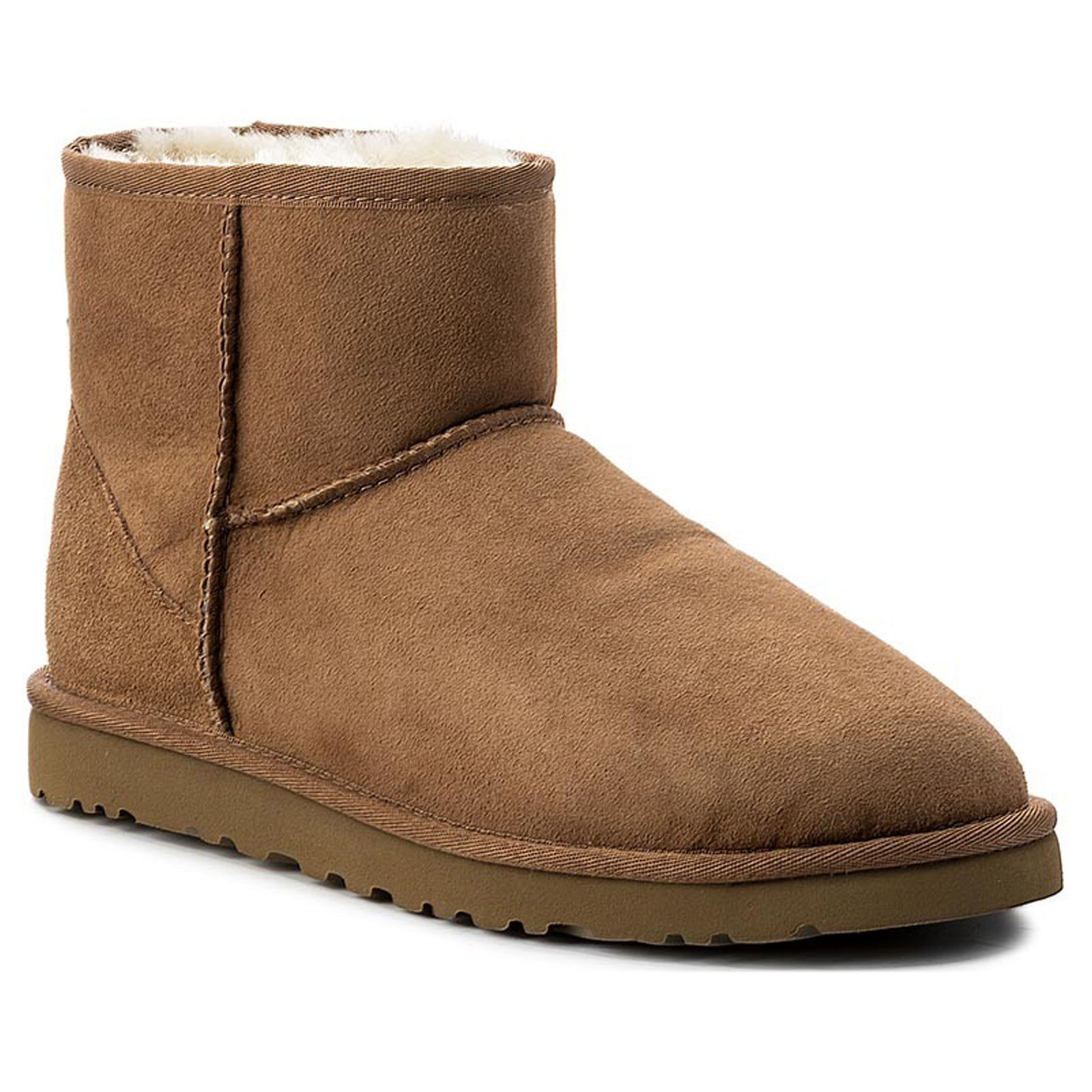 Ugg Classic Mini 1002072-CHE Suede Mens Boots - Chestnut - 45#color_chestnut