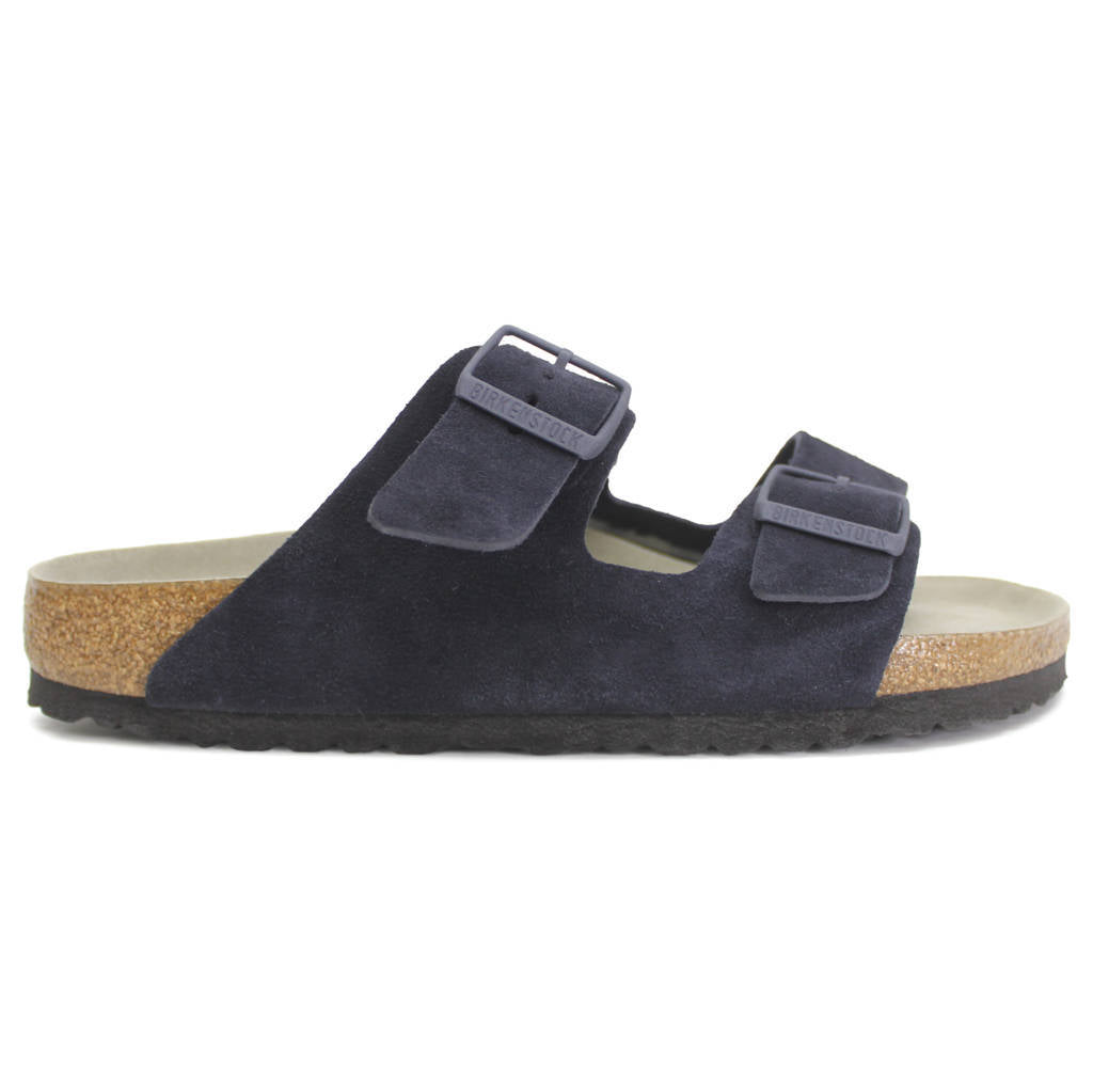 Birkenstock Arizona BS Nubuck Leather Unisex Sandals#color_midnight