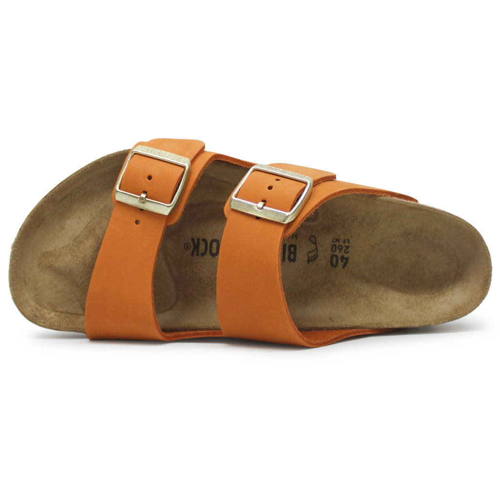 Birkenstock Arizona BS Nubuck Leather Unisex Sandals#color_burnt orange