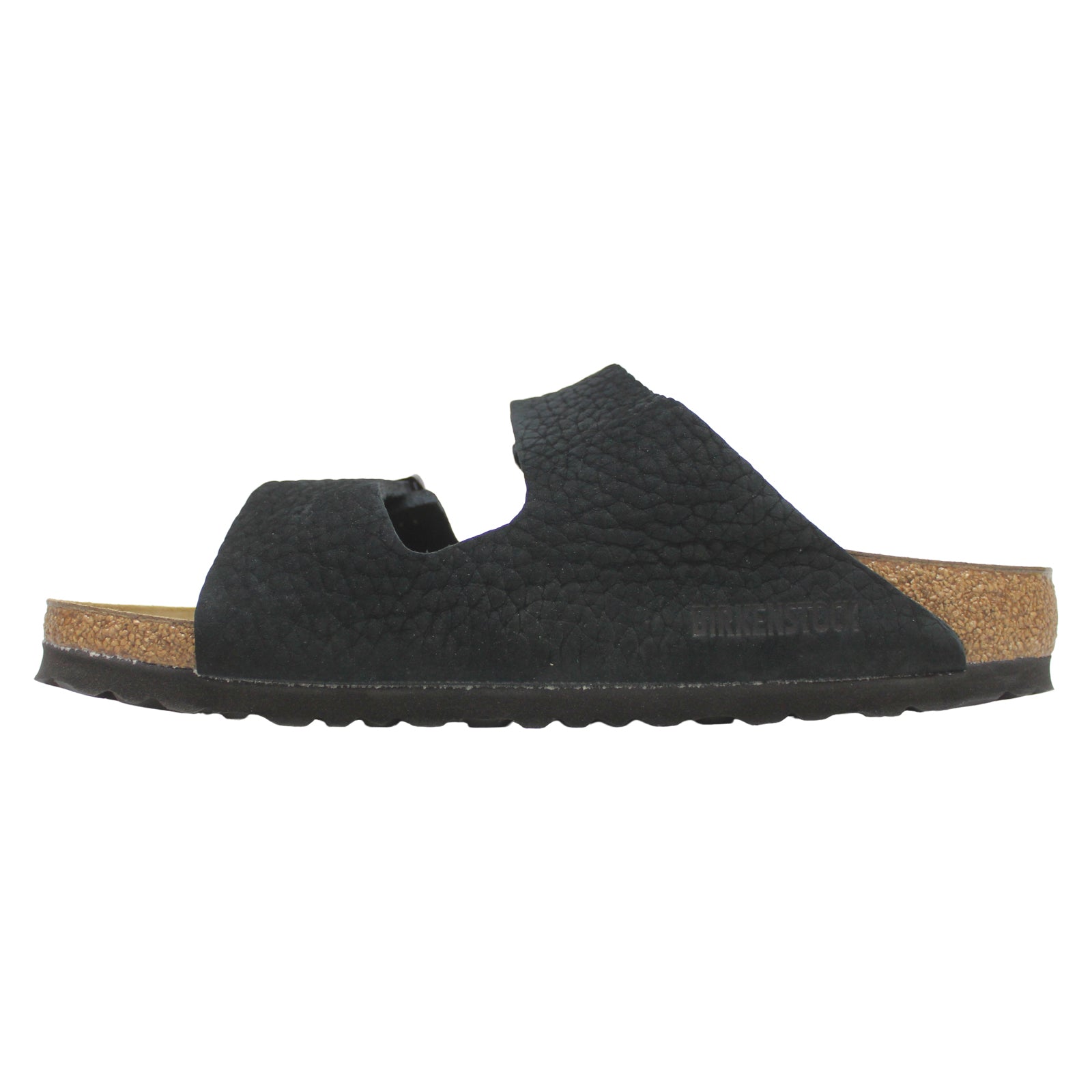 Birkenstock Arizona BS 1020736 Nubuck Leather Unisex Sandals - Desert Buck Black - N - 42#color_desert buck black