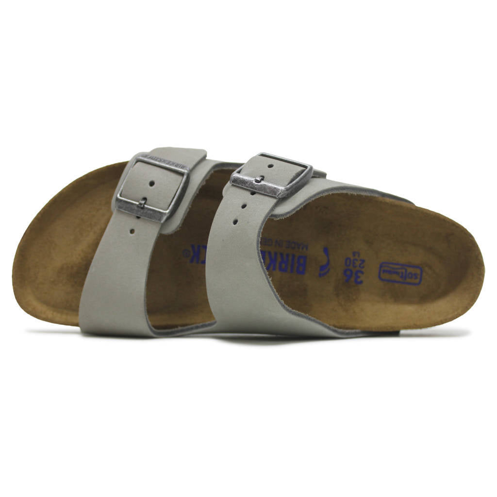 Birkenstock Arizona BS Nubuck Leather Unisex Sandals#color_dove gray