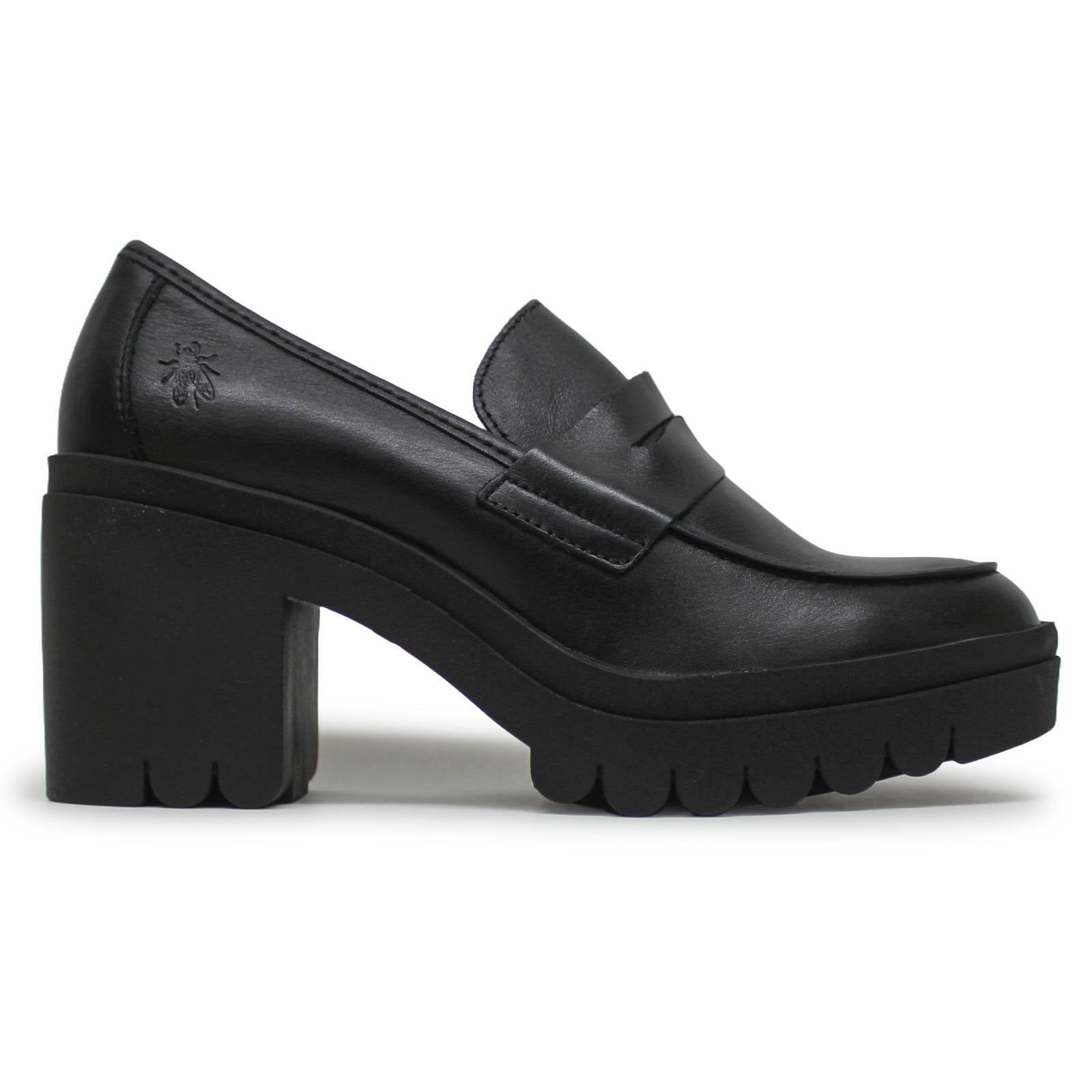 Fly London TOKY803FLY Leather Womens Shoes#color_Black Black