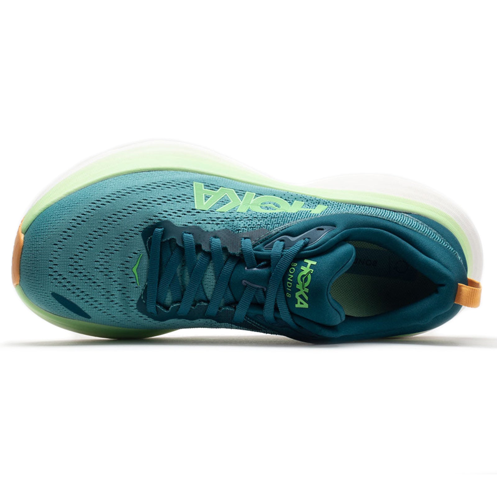 Hoka Bondi 8 Textile Mens Trainers#color_deep lagoon ocean mist