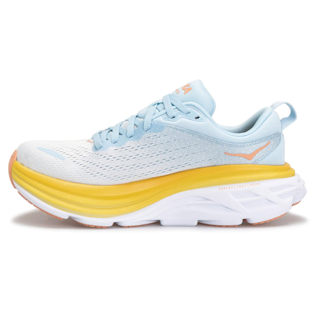 Hoka One One Bondi 8 Textile Womens Sneakers#color_summer song country air