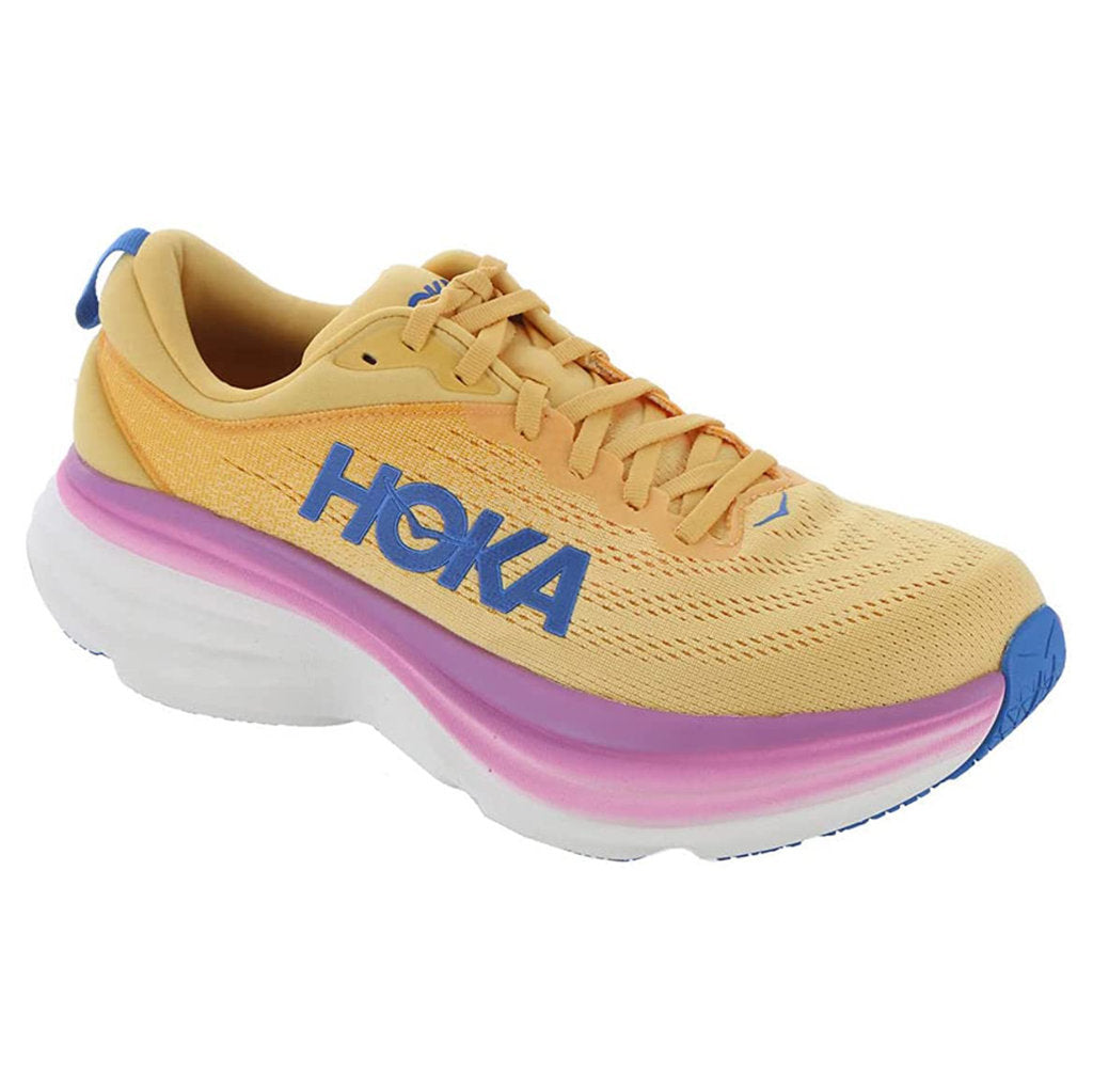 Hoka One One Bondi 8 Textile Womens Sneakers#color_impala cyclamen