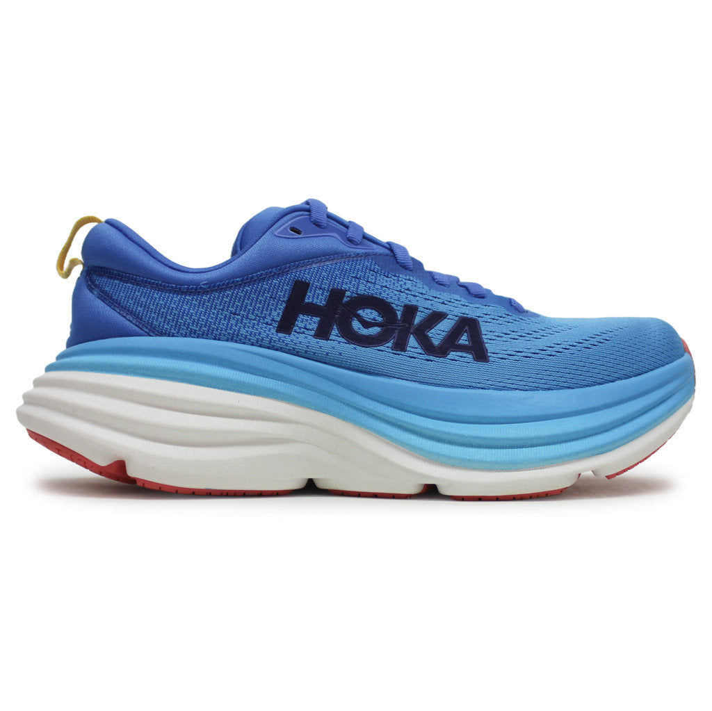 Hoka One One Bondi 8 Textile Womens Sneakers#color_virtual blue swim day