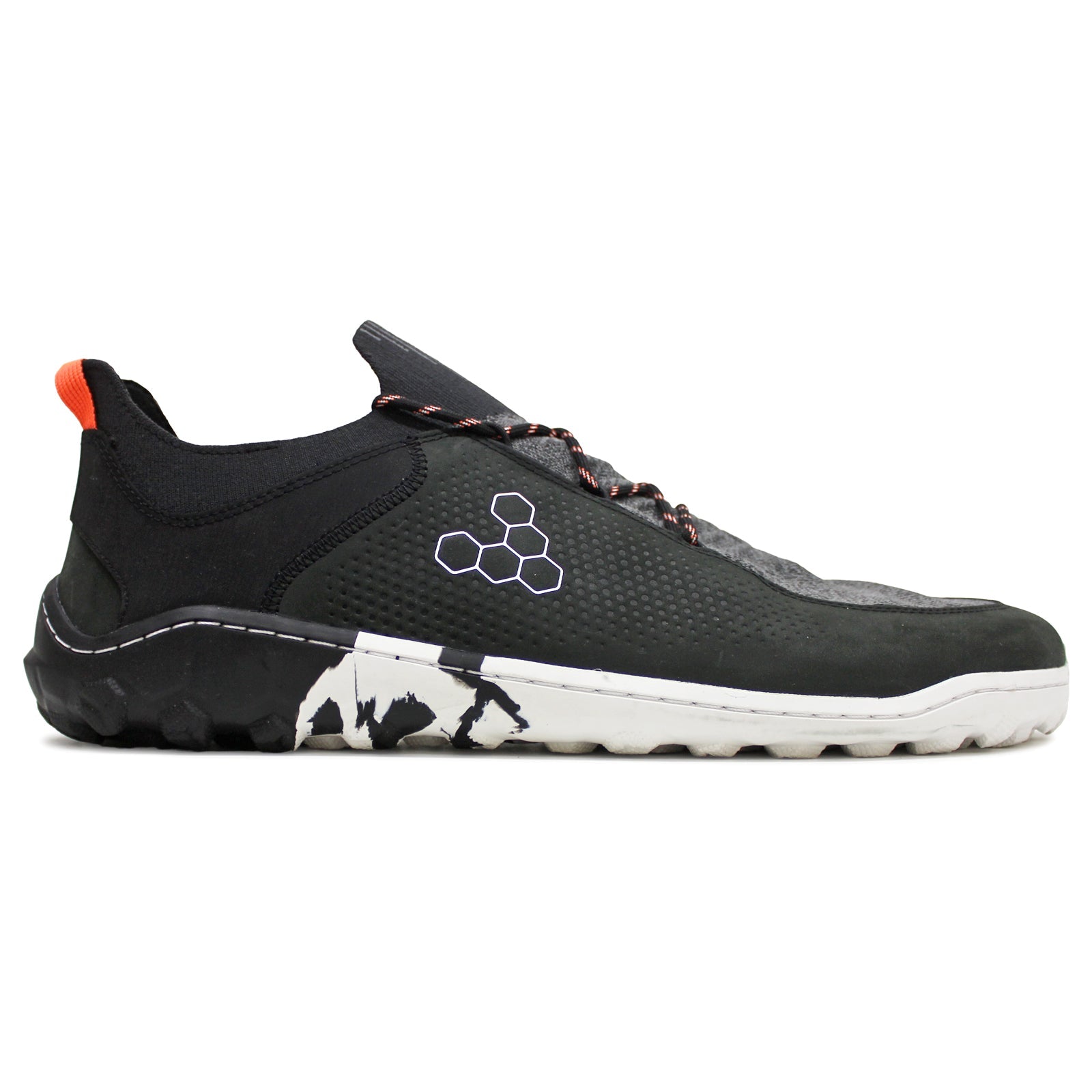 Vivobarefoot Tracker Decon Low FG2 Leather Textile Mens Sneakers#color_black