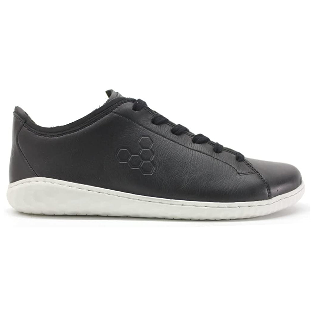 Vivobarefoot Geo Court III 301056-01 Leather Mens Trainers - Obsidian - 40#color_obsidian