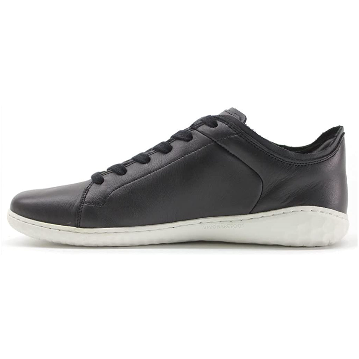 Vivobarefoot Geo Court III 301056-01 Leather Mens Trainers - Obsidian - 40#color_obsidian