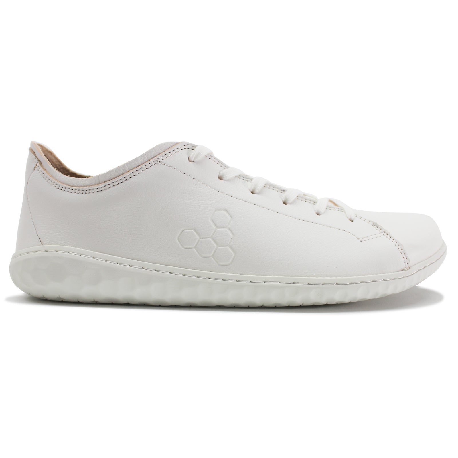 Vivobarefoot Geo Court III Leather Mens Sneakers#color_bright white