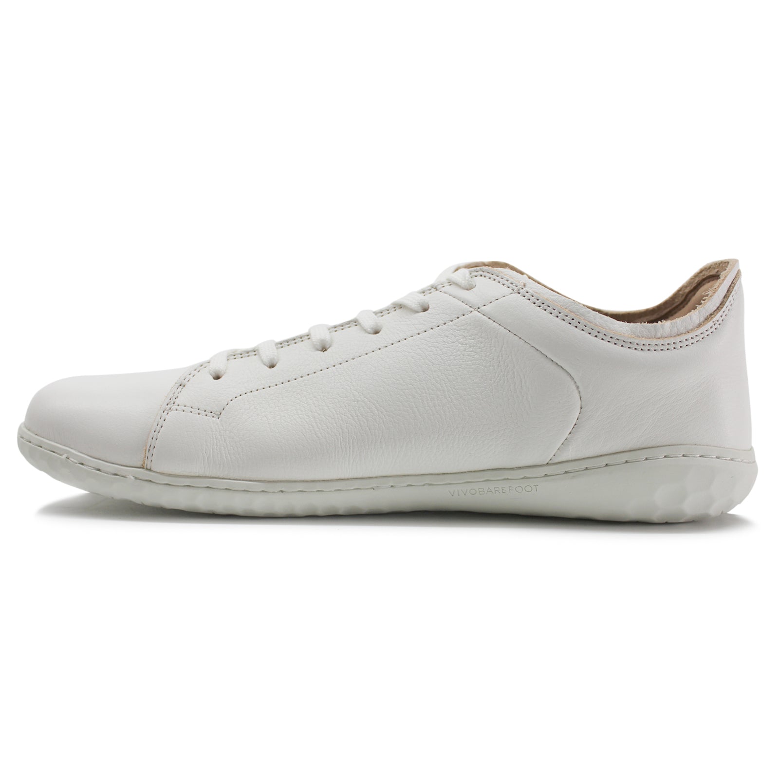 Vivobarefoot Geo Court III Leather Mens Sneakers#color_bright white