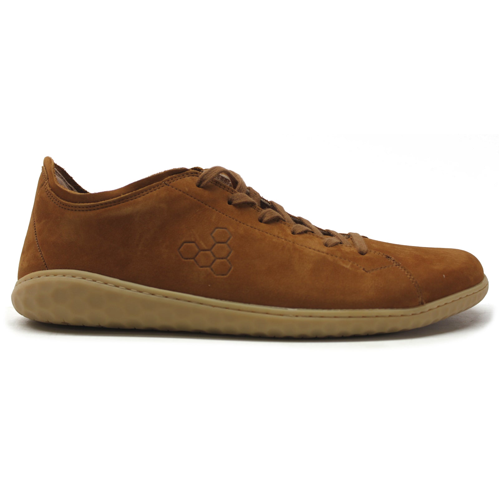 Vivobarefoot Geo Court III 301056-09 Leather Mens Trainers - Nubuck Tan - 41#color_nubuck tan