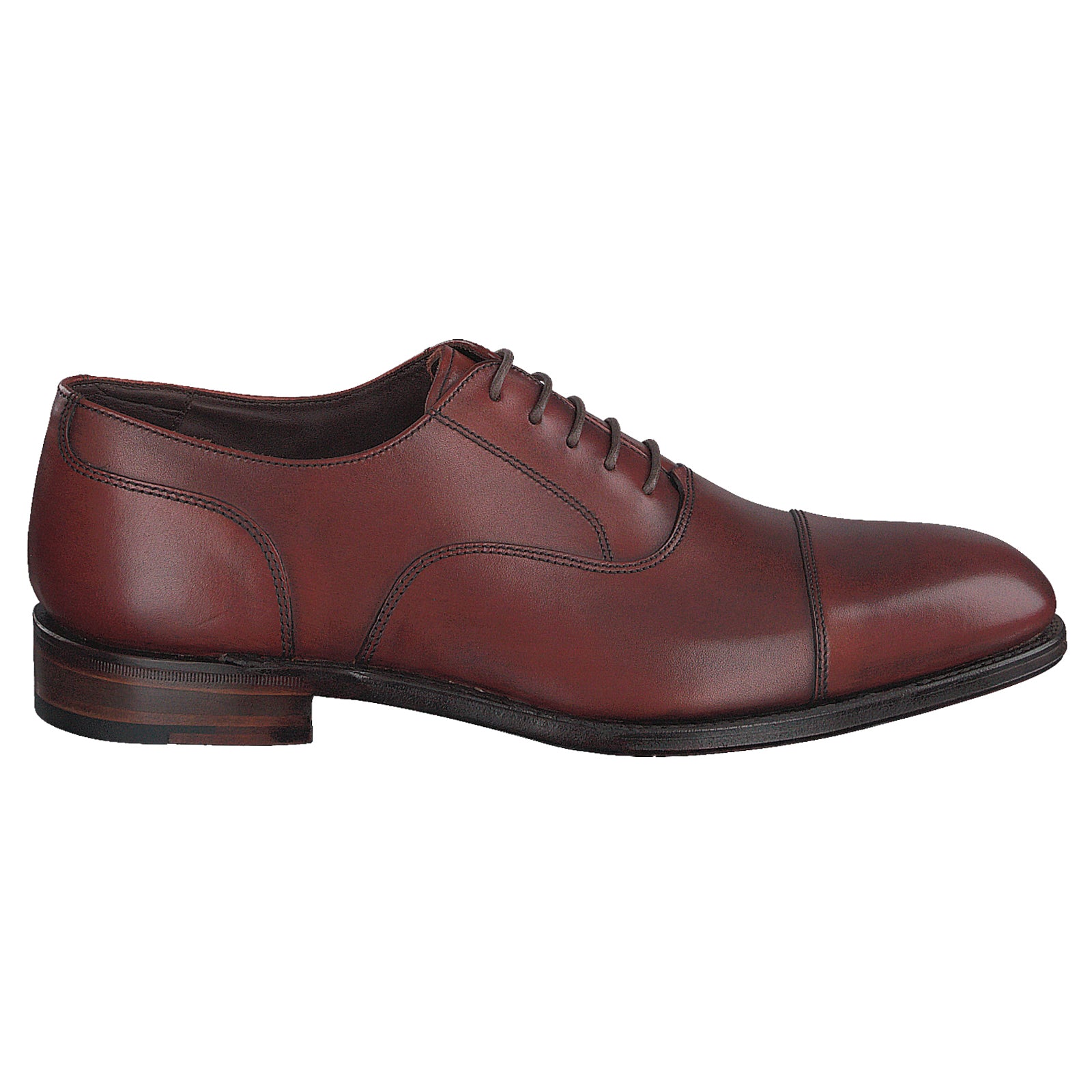 Loake Stonegate ECSTOM Leather Mens Shoes - Seared Mahogany - 11#color_seared mahogany