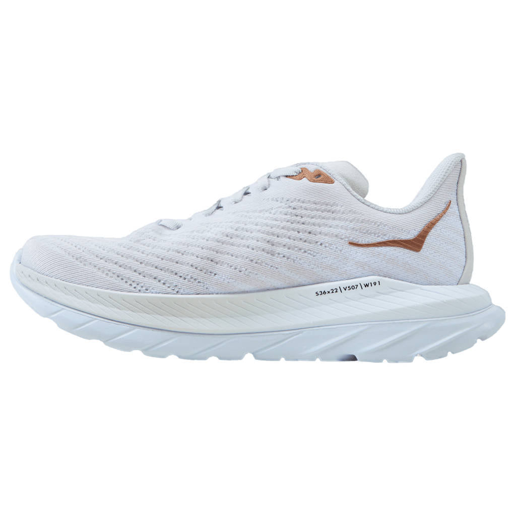 Hoka One One Mach 5 Textile Womens Sneakers#color_white copper