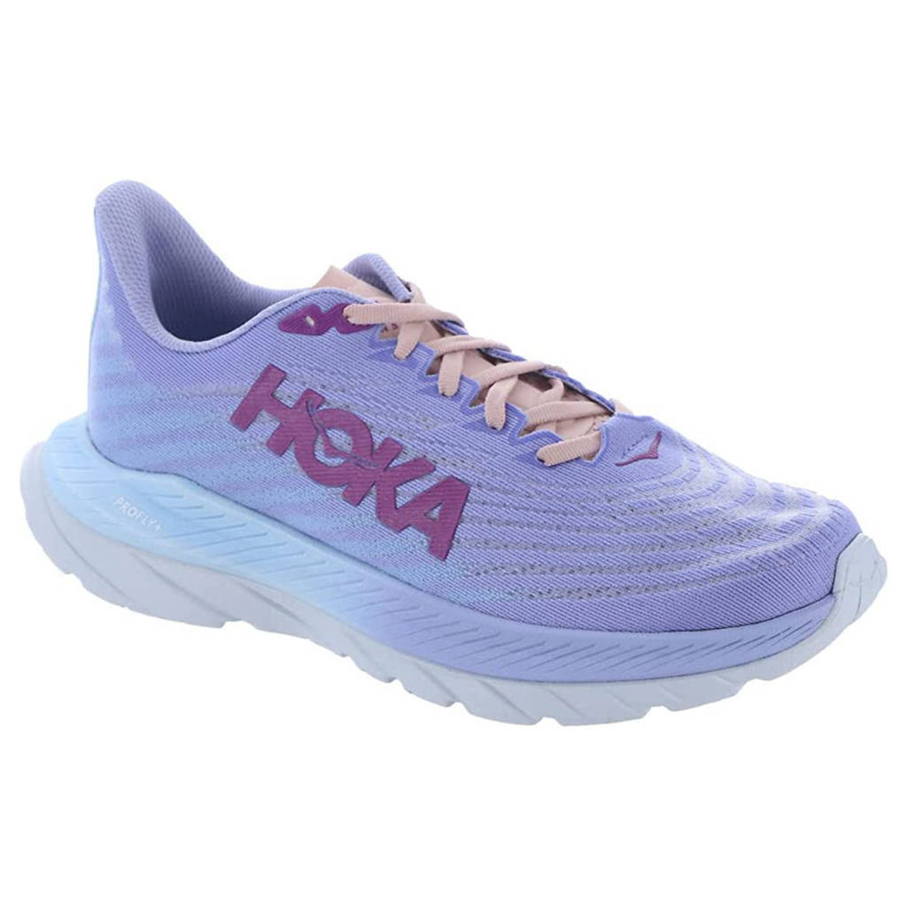 Hoka One One Mach 5 Textile Womens Sneakers#color_baby lavender summer song
