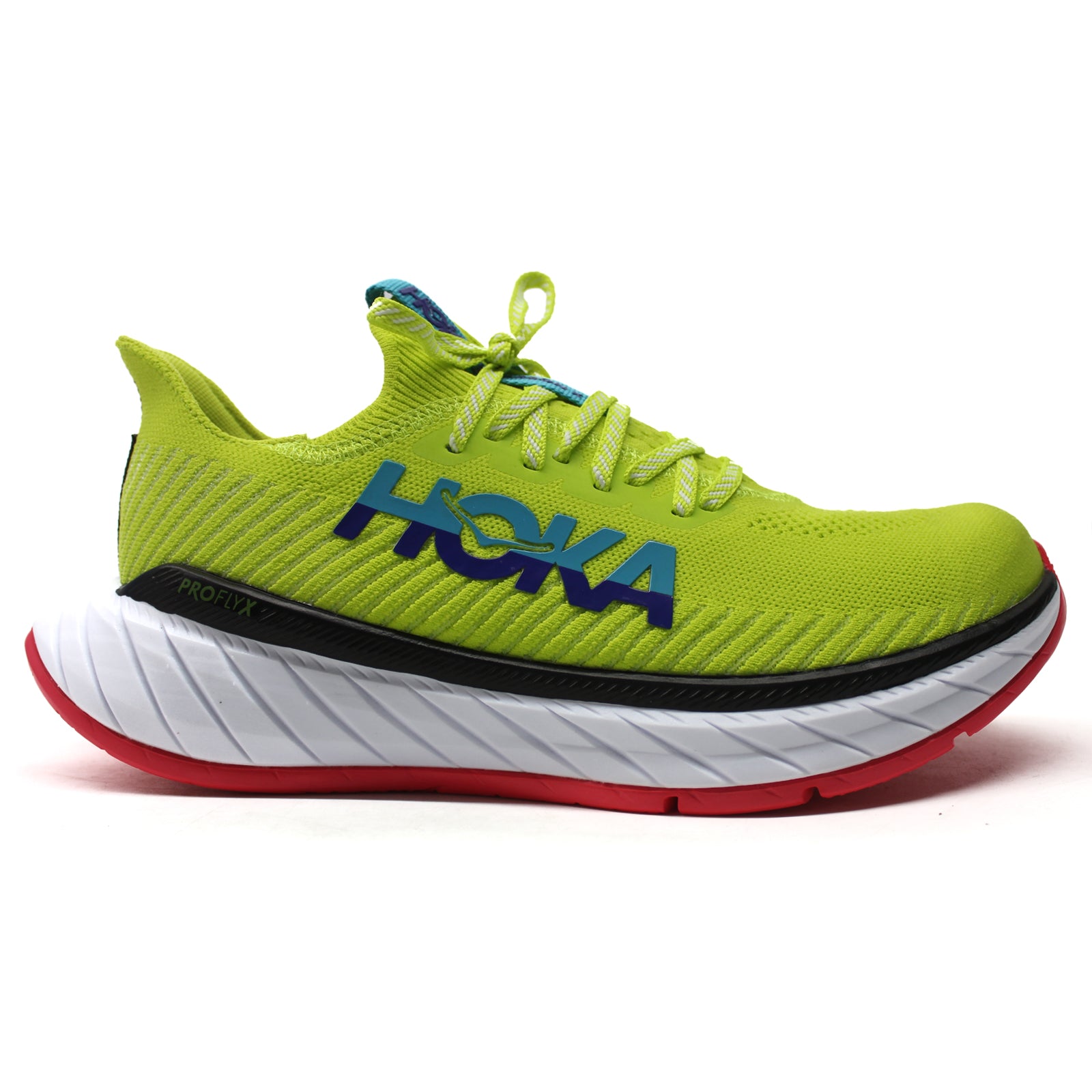 Hoka Carbon X 3 1123193-EPSB Textile Womens Trainers - Evening Primrose Scuba Blue - 7#color_evening primrose scuba blue