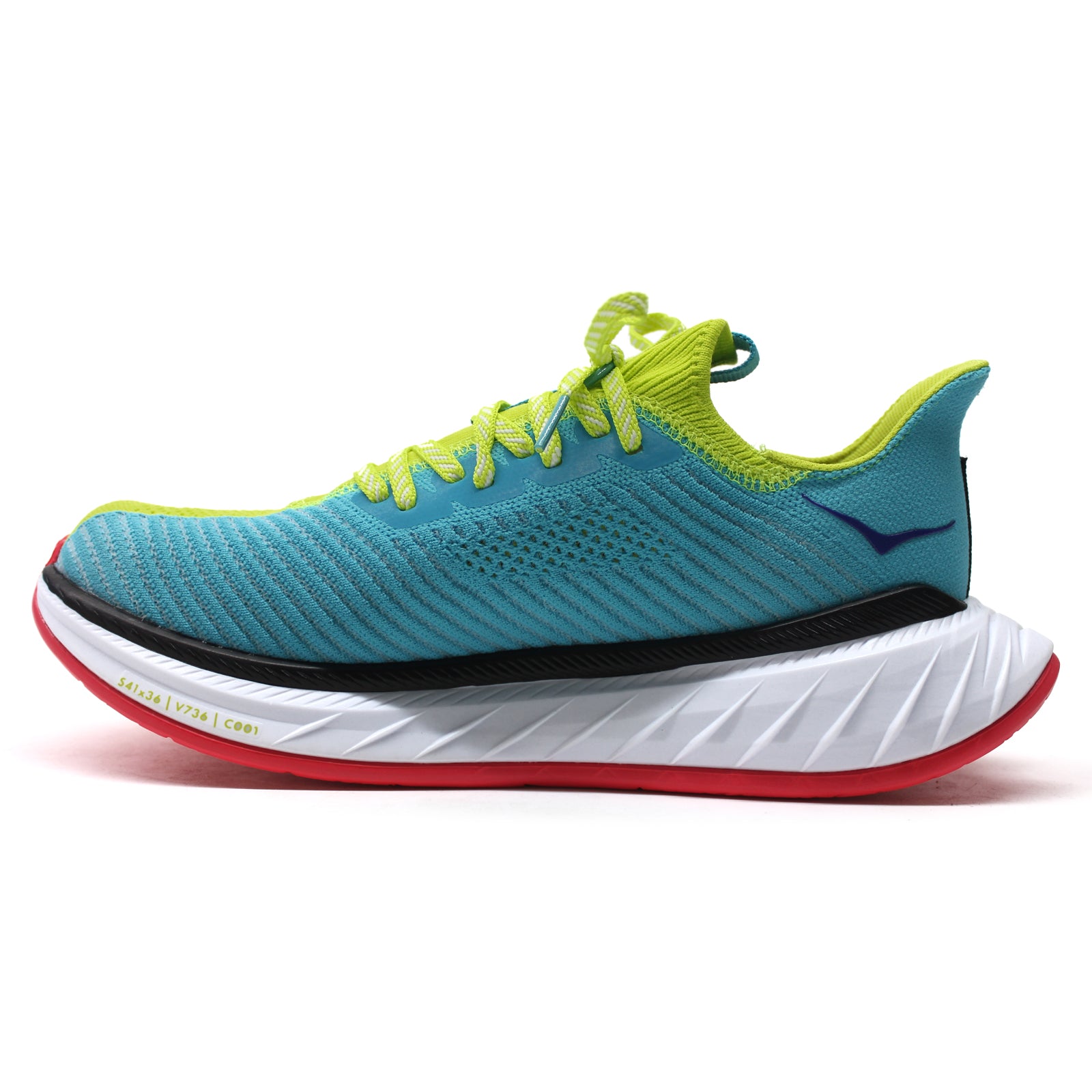 Hoka Carbon X 3 1123193-EPSB Textile Womens Trainers - Evening Primrose Scuba Blue - 7#color_evening primrose scuba blue