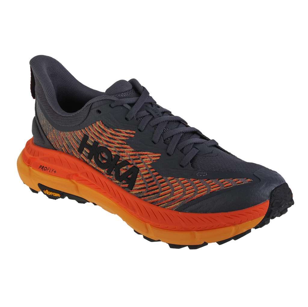 Hoka One One Mafate Speed 4 Textile Synthetic Mens Sneakers#color_castlerock black