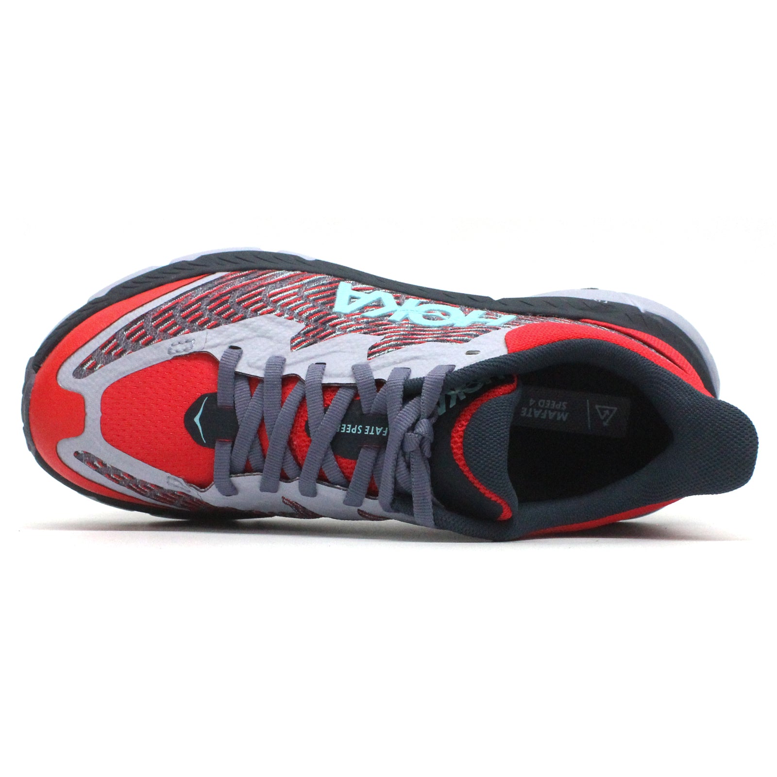 Hoka Mafate Speed 4 Textile Synthetic Womens Trainers#color_cerise stormy skies