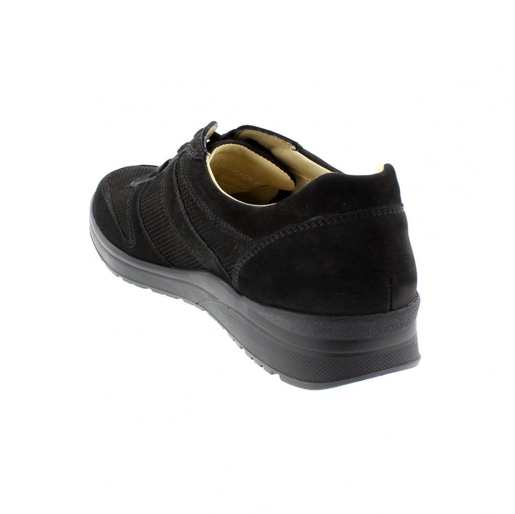 Mephisto Rebeca Perf Nubuck Womens Sneakers#color_black