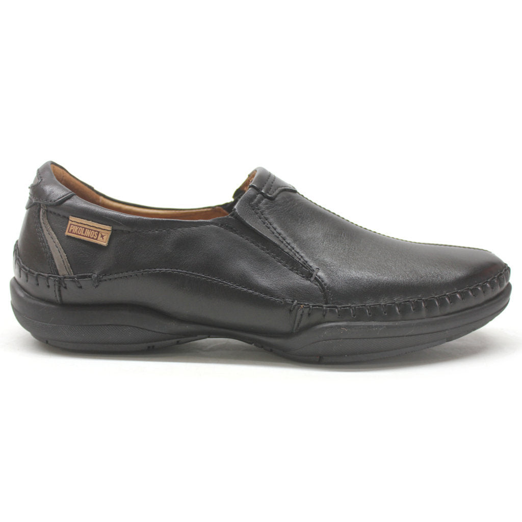 Pikolinos San Telmo M1D Leather Mens Shoes#color_black