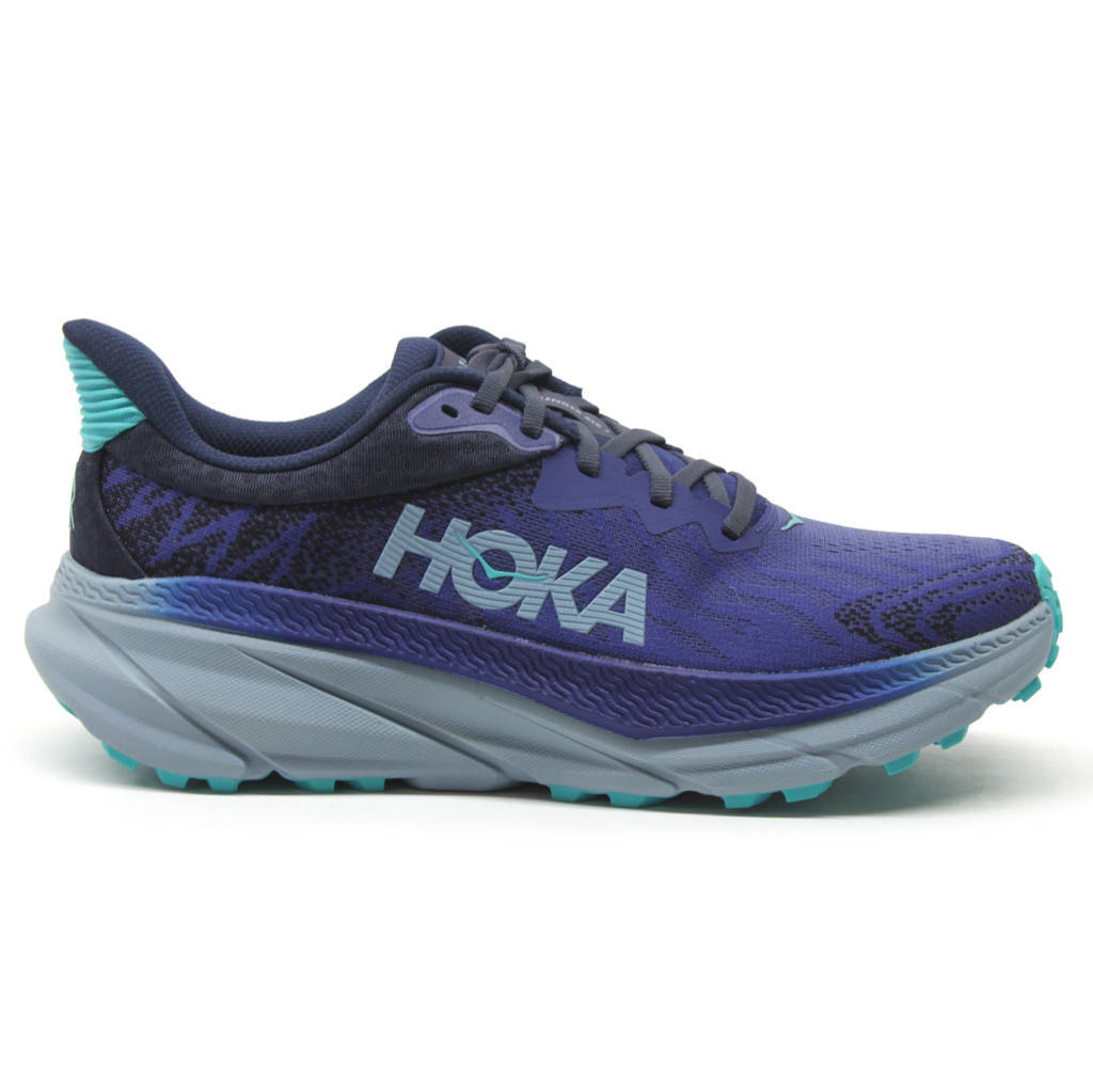 Hoka One One Challenger ATR 7 Textile Womens Sneakers#color_bellwether blue stone blue