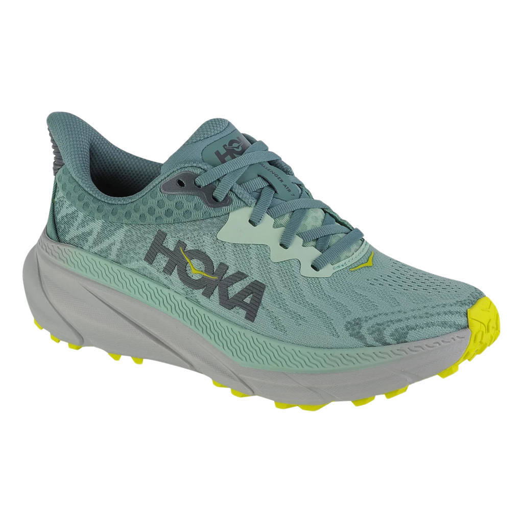 Hoka One One Challenger ATR 7 Textile Womens Sneakers#color_mist green trellis