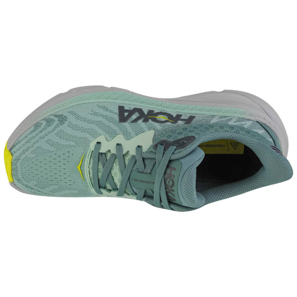 Hoka One One Challenger ATR 7 Textile Womens Sneakers#color_mist green trellis