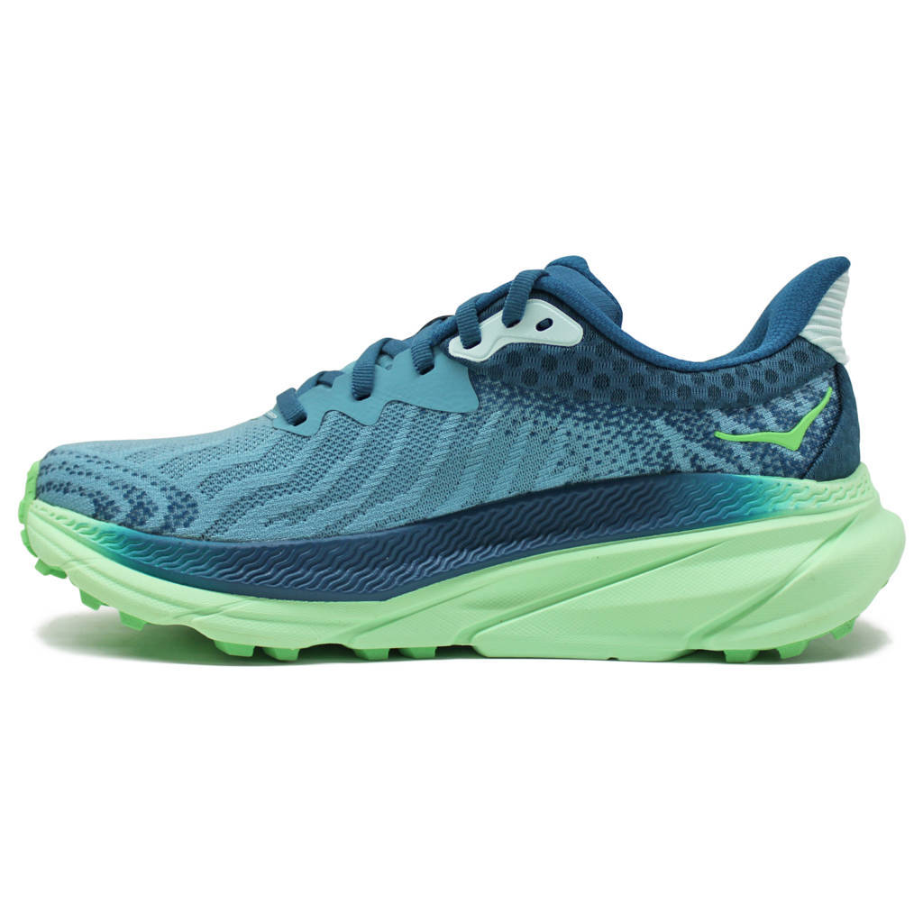 Hoka One One Challenger ATR 7 Textile Womens Sneakers#color_ocean mist lime glow