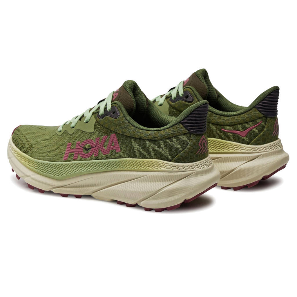 Hoka One One Challenger ATR 7 Textile Womens Sneakers#color_forest floor beet root