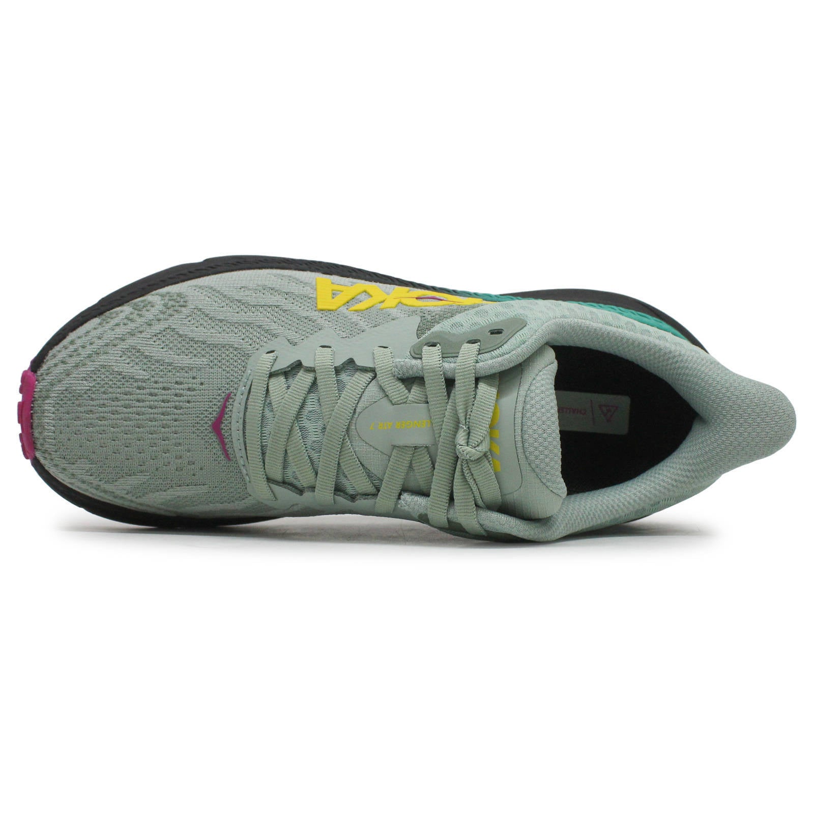 Hoka One One Challenger ATR 7 Textile Womens Trainers#color_aloe vera black