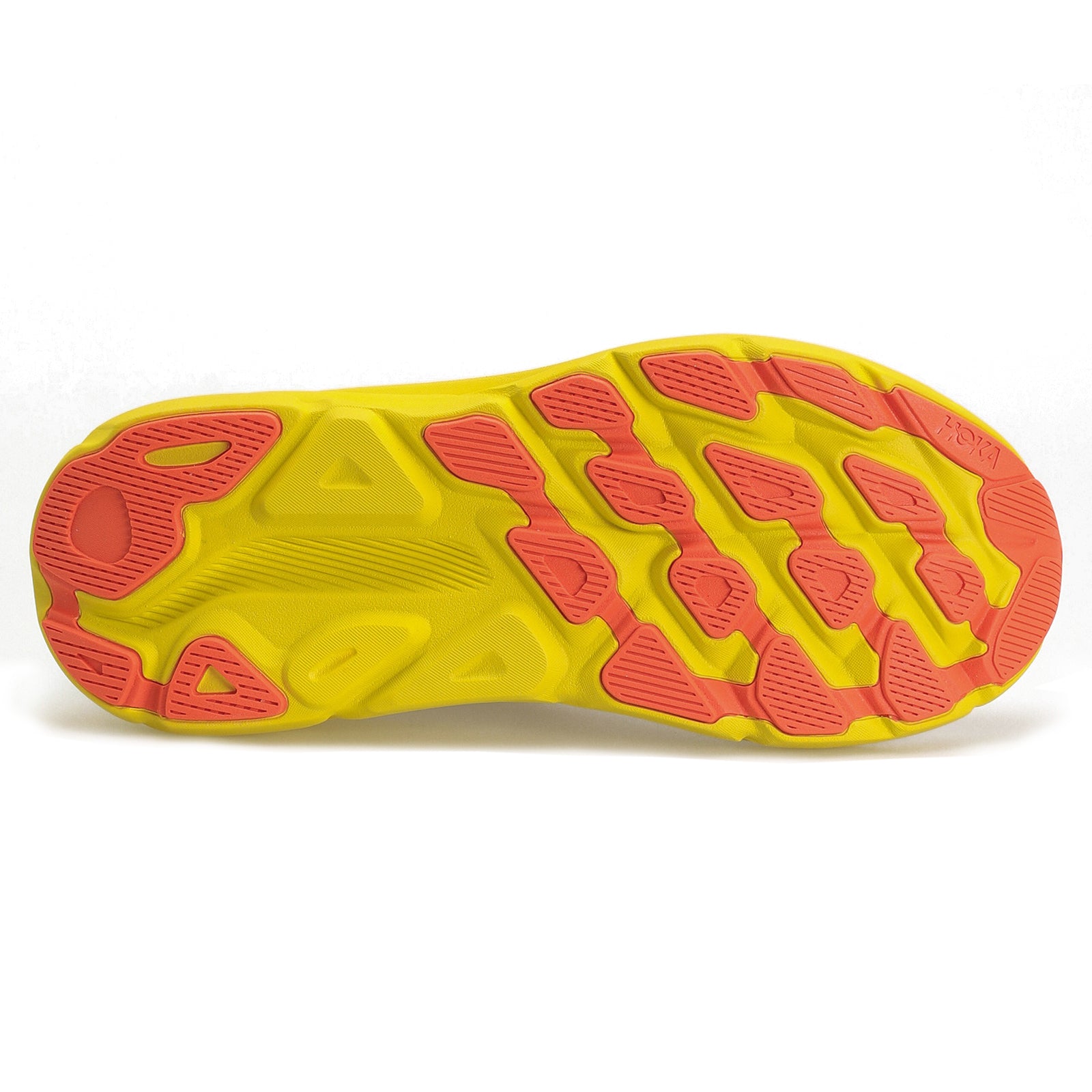 Hoka Clifton 9 Textile Mens Trainers#color_eggnog passion fruit