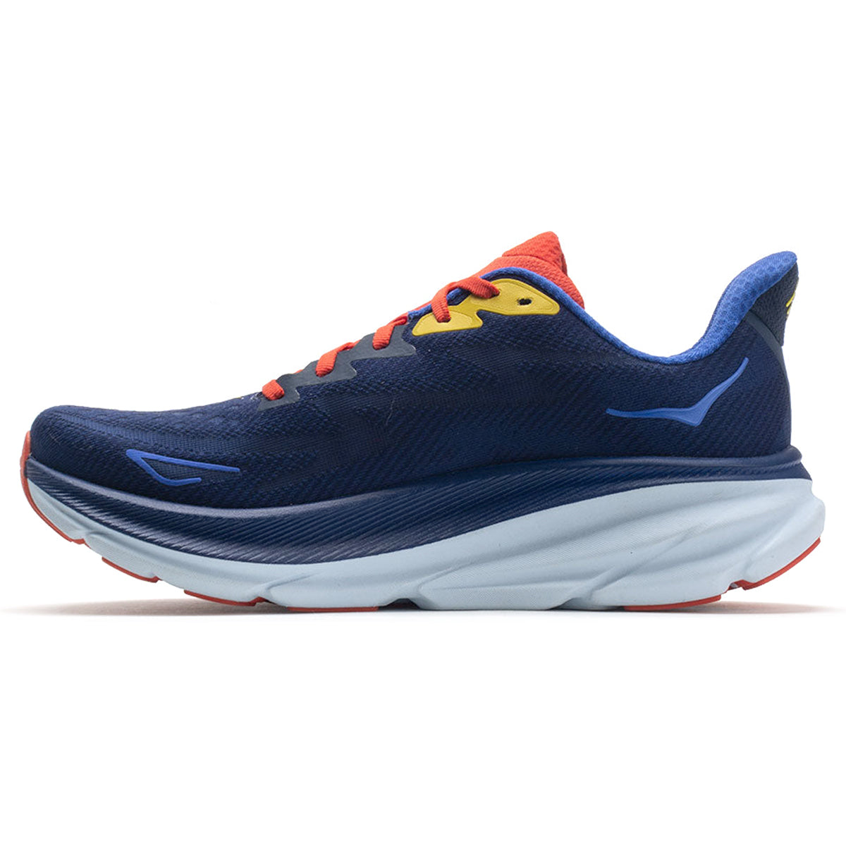 Hoka Clifton 9 Textile Mens Trainers#color_bellwether blue dazzling blue