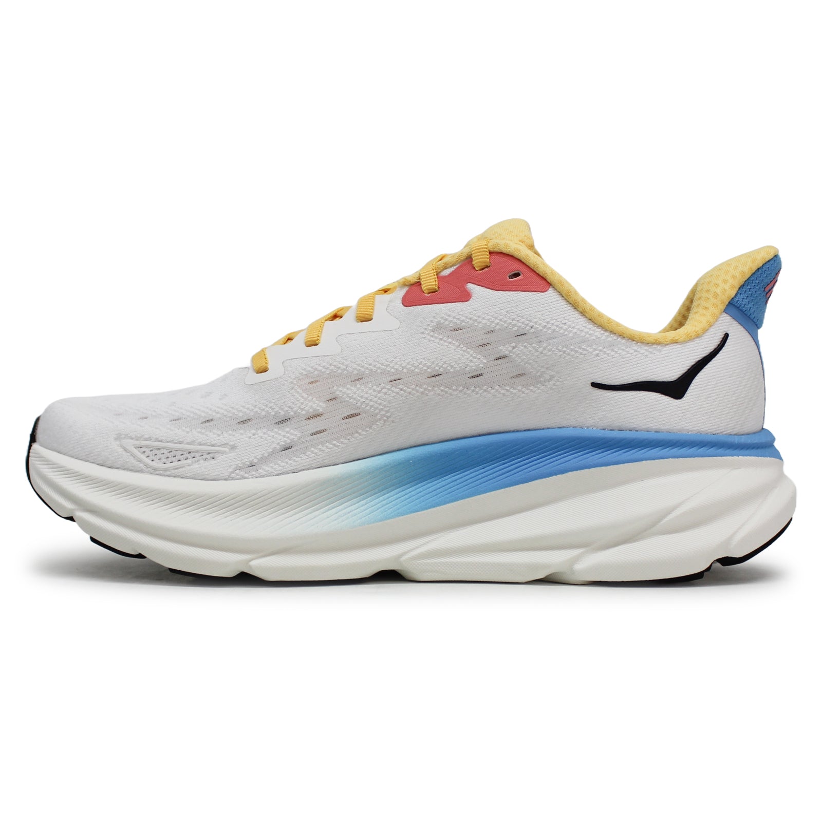 Hoka Clifton 9 Textile Womens Trainers#color_blanc de blanc swim day