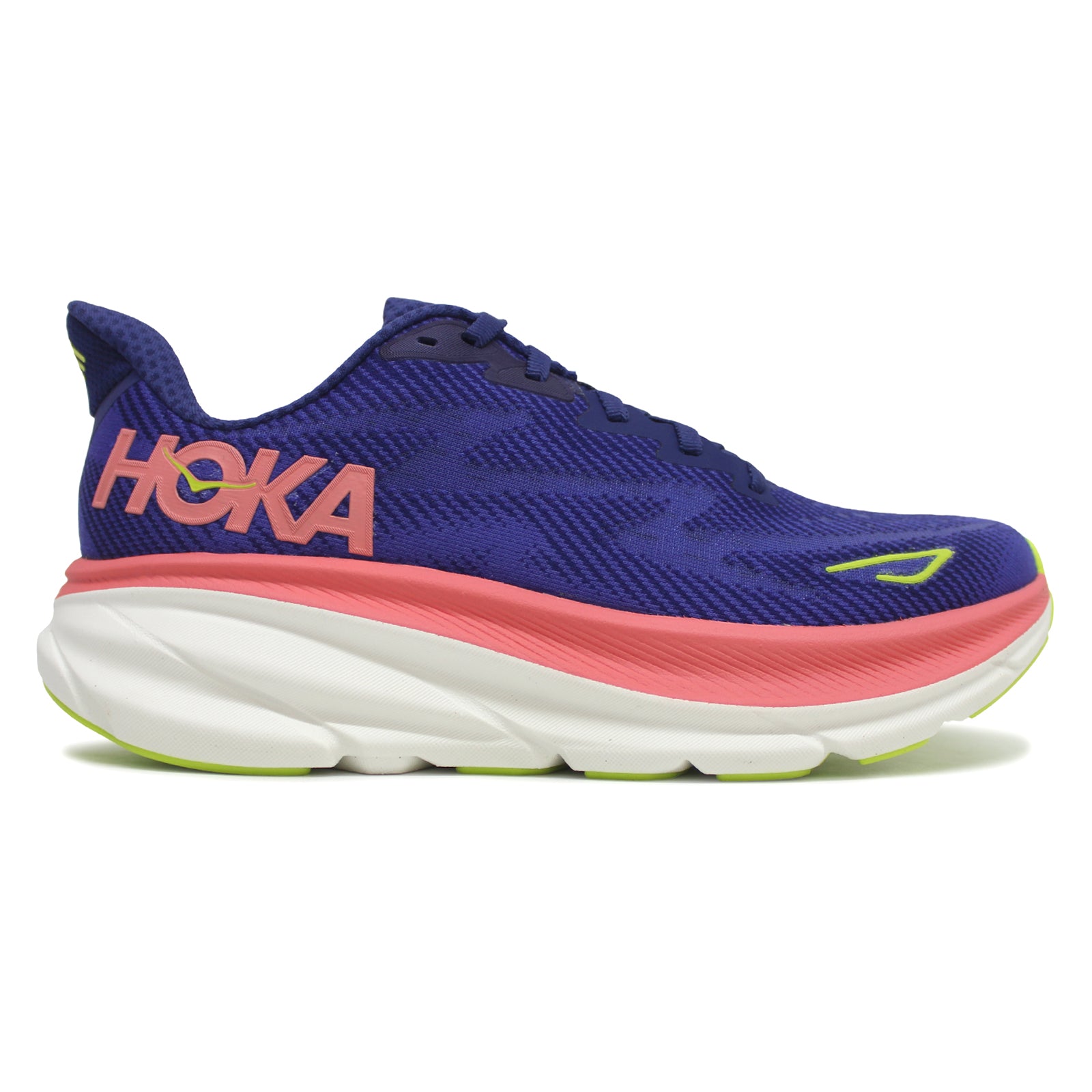 Hoka Clifton 9 1127896-EVN Textile Womens Trainers - Evening Sky Coral - 8#color_evening sky coral