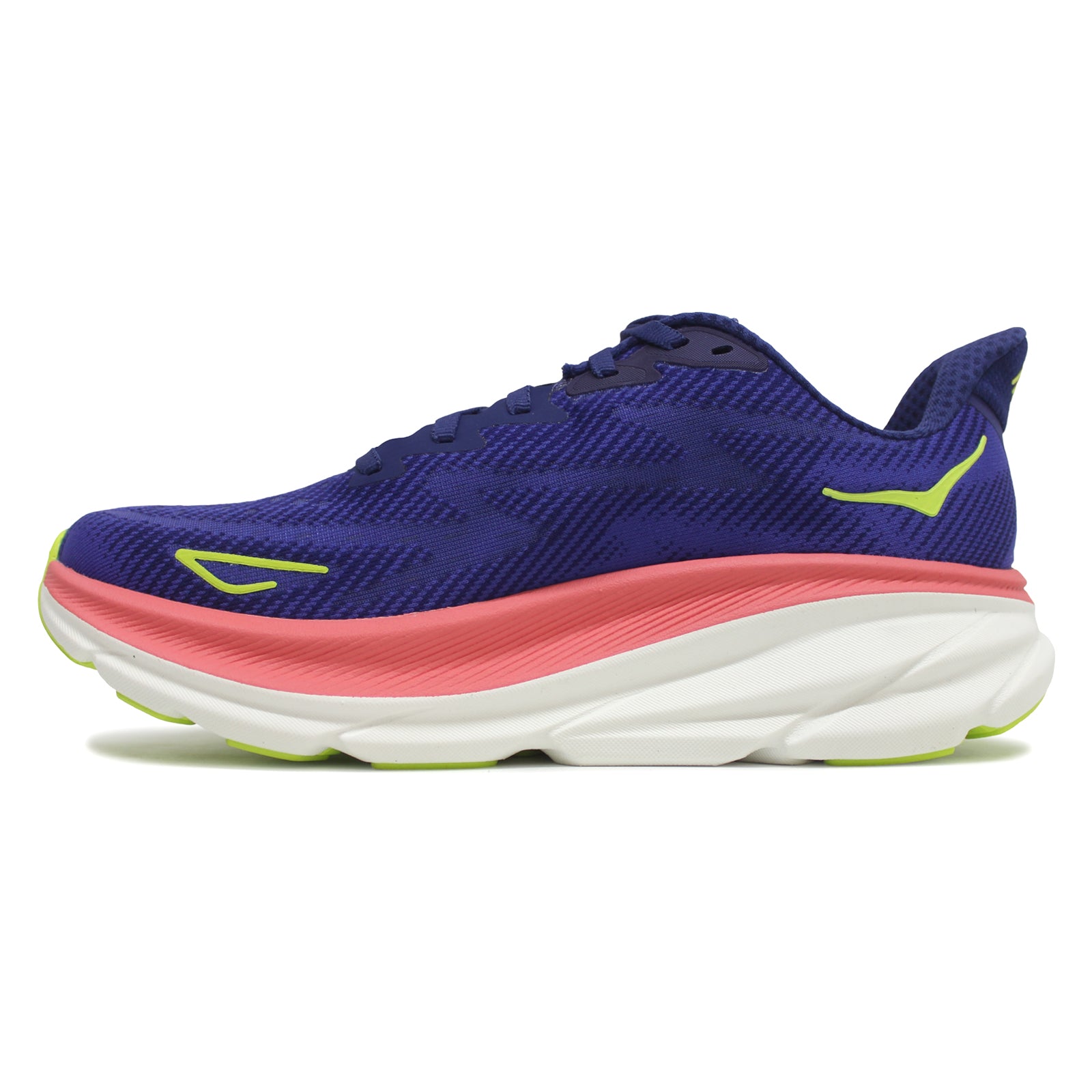 Hoka Clifton 9 1127896-EVN Textile Womens Trainers - Evening Sky Coral - 8#color_evening sky coral