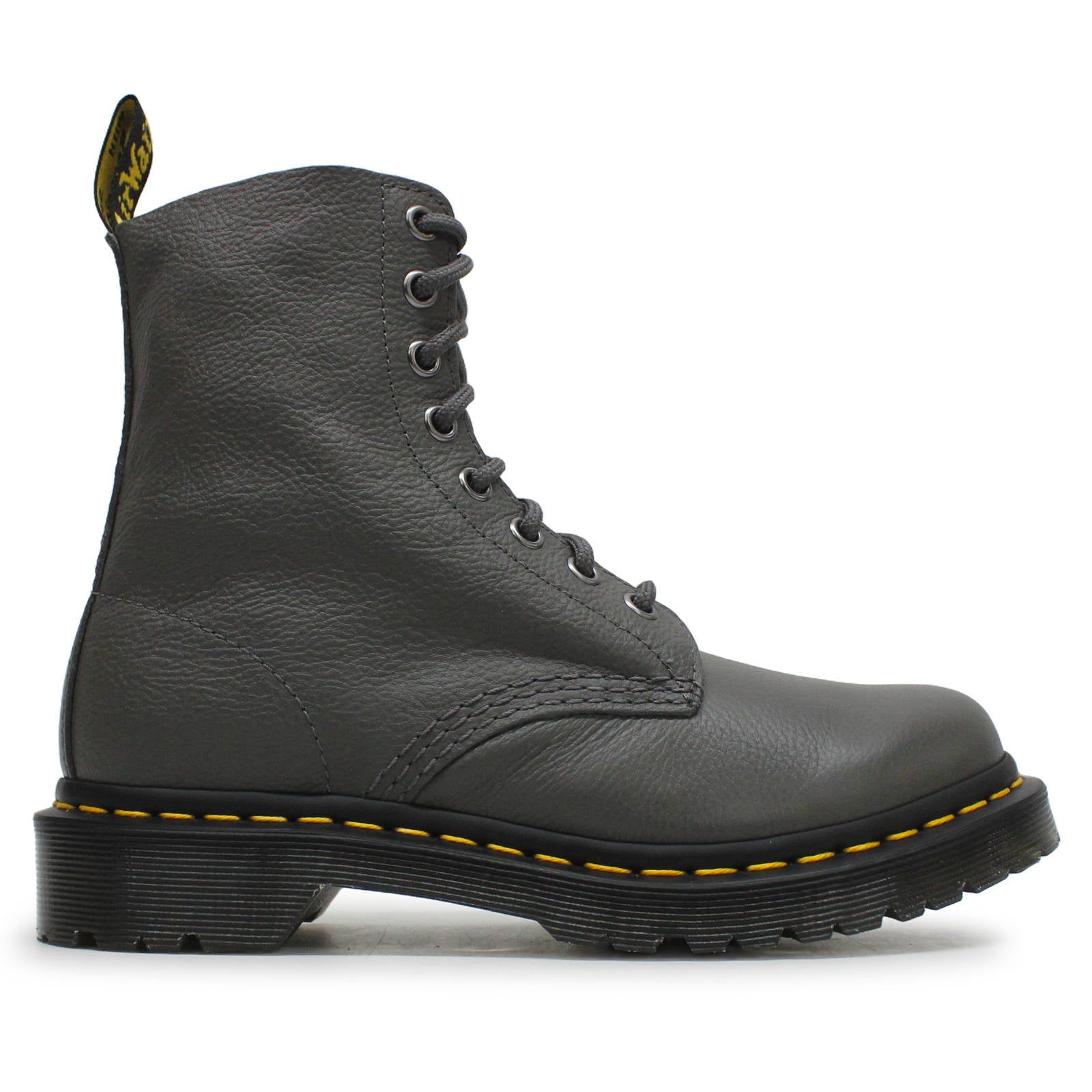 Dr. Martens 1460 Pascal Virginia Leather Women's Ankle Boots#color_Gunmetal