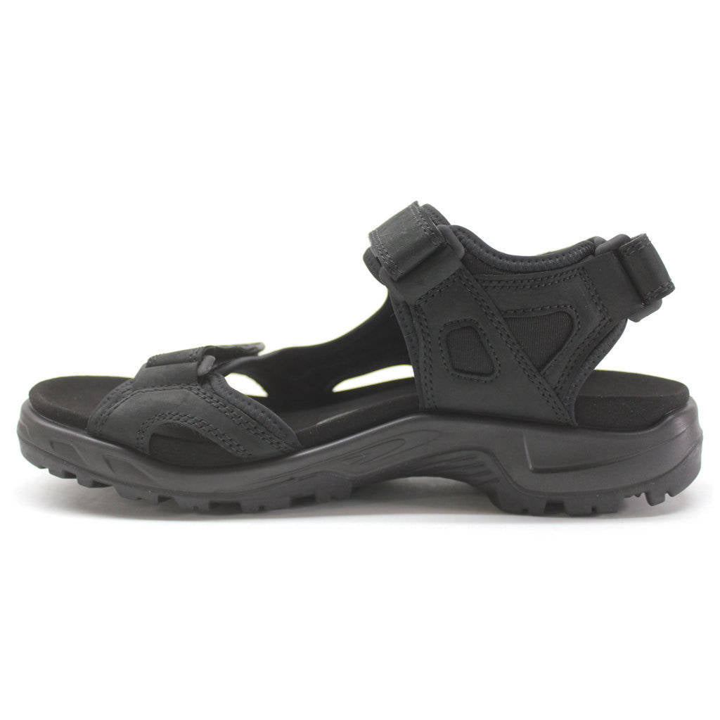 Ecco Offroad 822184 Nubuck Mens Sandals#color_black