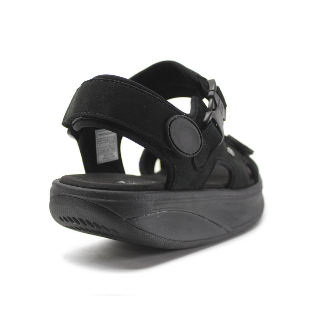 MBT Kisumu Classic Nubuck Womens Sandals#color_black