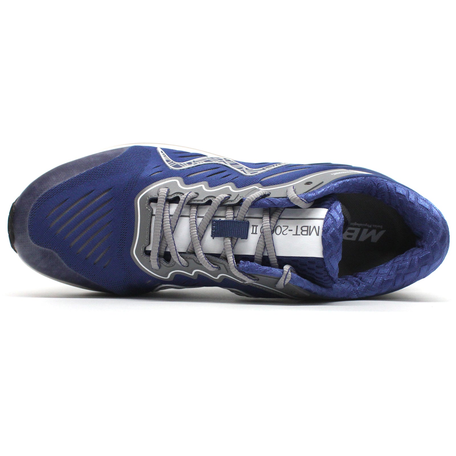 MBT 2000 II Leather Textile Mens Trainers#color_navy