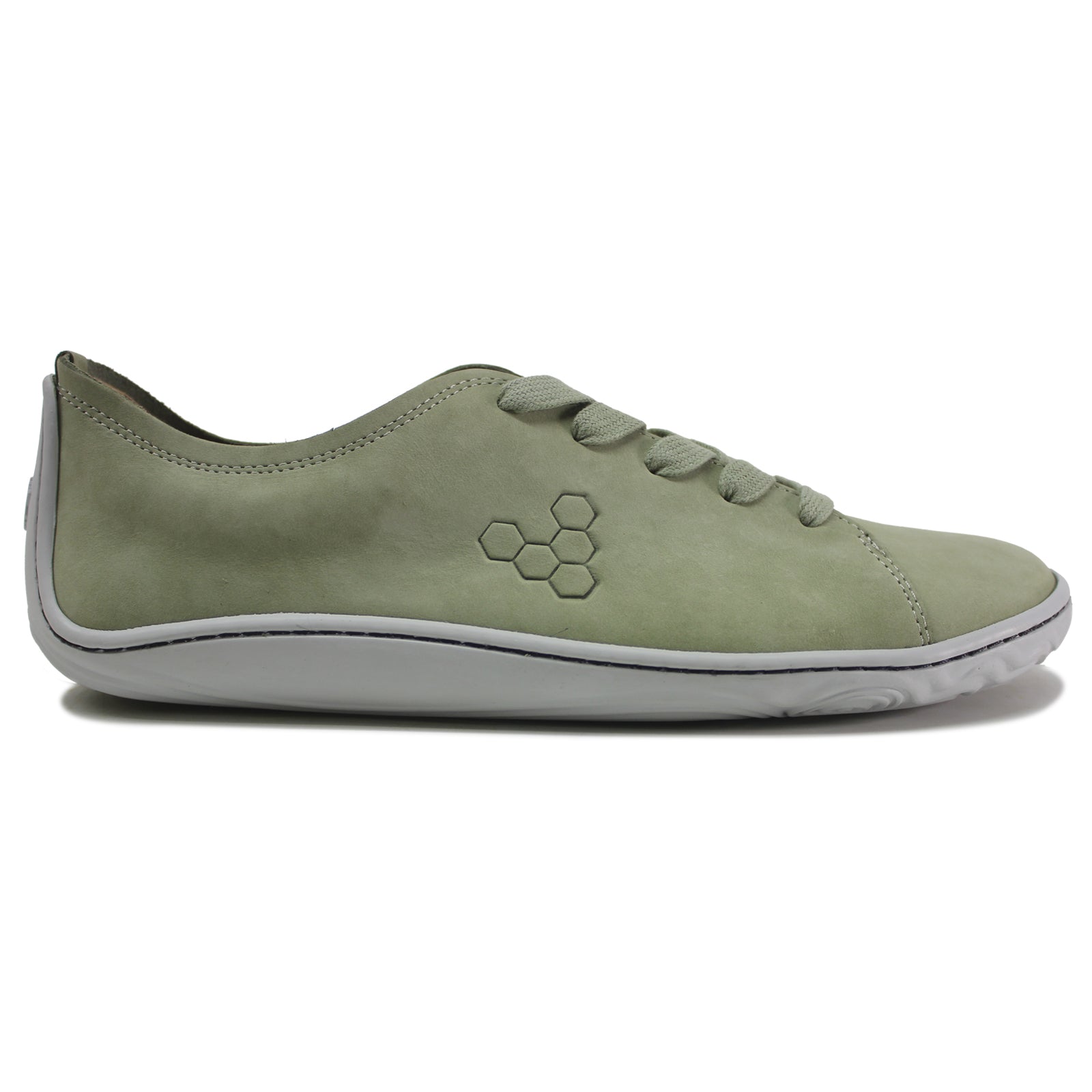 Vivobarefoot Addis Lewa 302027-01 Leather Mens Trainers - Sage - 41#color_sage