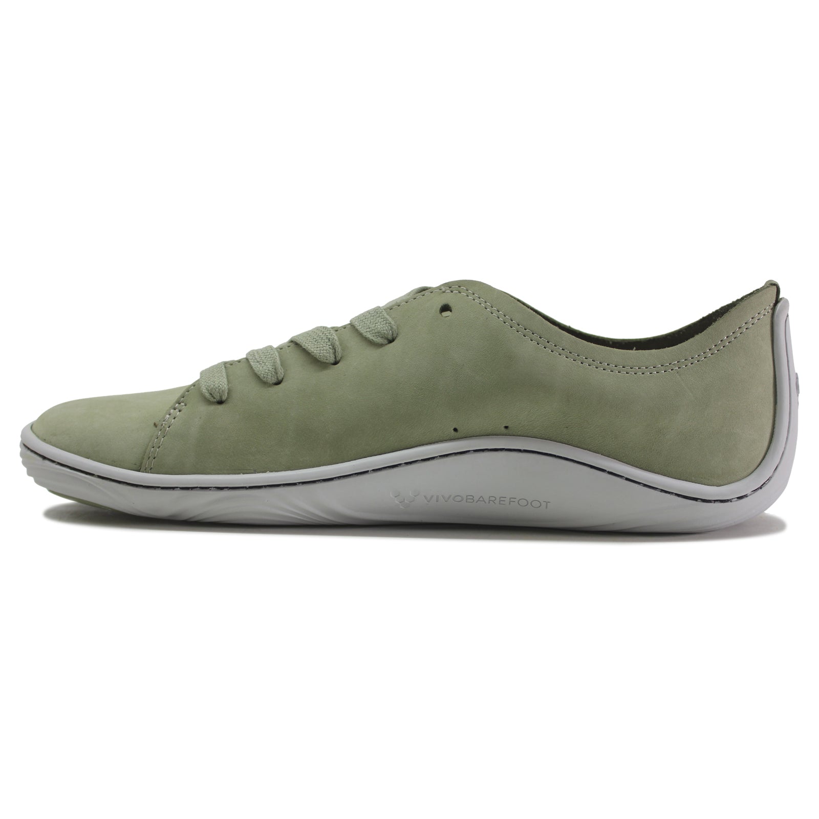 Vivobarefoot Addis Lewa 202027-01 Leather Womens Trainers - Sage - 37#color_sage